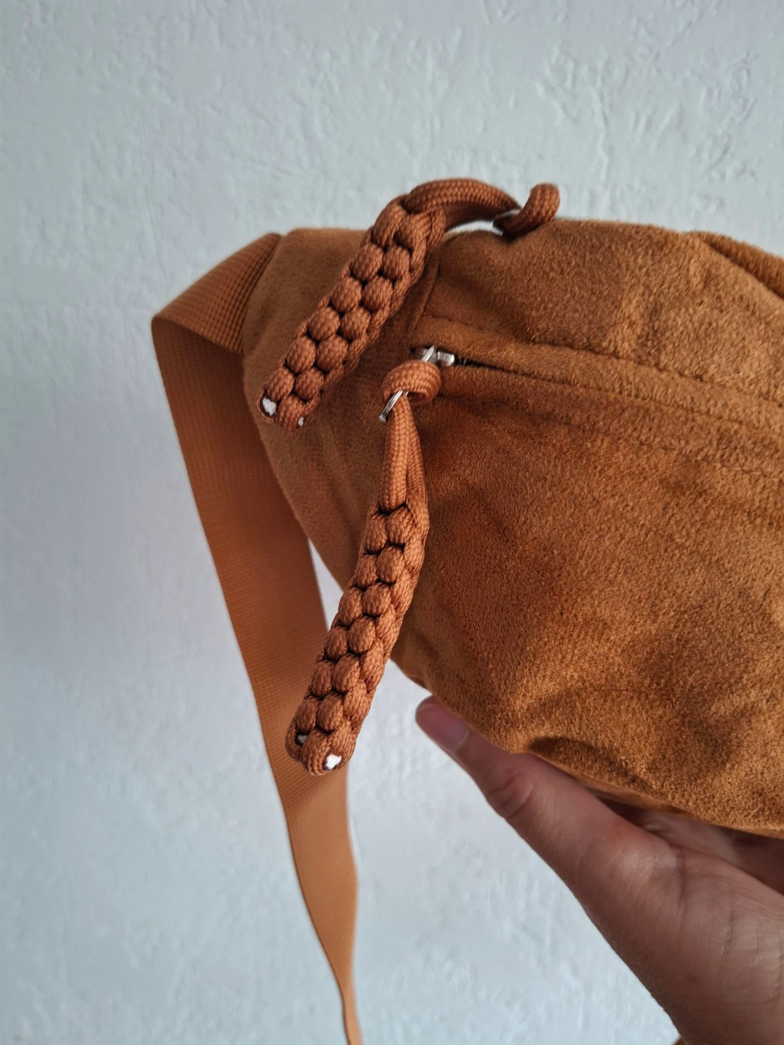 Dabbene camel kleur met daim effect – photo 3